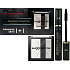 Max Factor 2000 Calorie Dramatic Volume řasenka 01 Black 9 ml + oční stíny Trio Eye Shadows 08 Precious, kosmetická sada