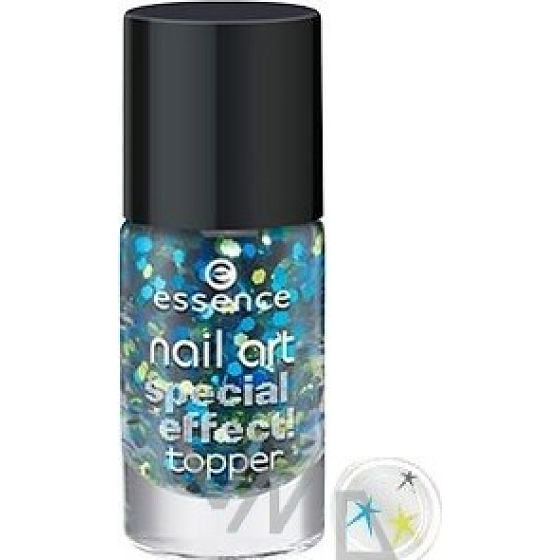 Essence Nail Art Special Effect lak se speciálním efektem 13 Mrs&Mr Glitter 8 ml