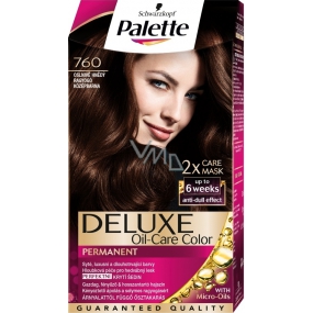 Schwarzkopf Palette Deluxe farba do włosów 760 Oszałamiający brązowy 115 ml