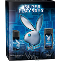 Playboy Super Playboy for Him deodorant sprej 150 ml + sprchový gel 250 ml, kosmetická sada
