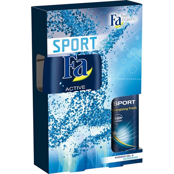 Fa Men Sport sprchový gel 250 ml + deodorant sprej 150 ml, kosmetická sada