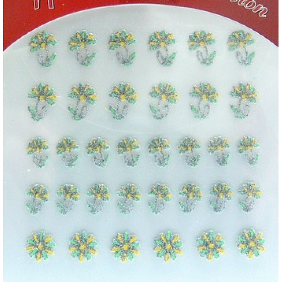 Nail Art samolepicí nálepky na nehty 3DG005S 1 aršík