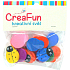 CreaFun Dřevěné korálky Beruška mix barev 20 x 25 mm 15 kusů