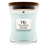 WoodWick Pure Comfort - Čistota a pohodlí vonná svíčka s dřevěným knotem a víčkem sklo střední 275 g