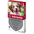 Bayer Advantix Spot On roztok pro nakapání na kůži pro psy nad pro psy 10-25 kg, 1 x 2,5 ml