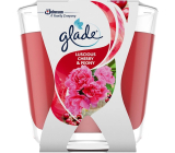 Glade świeca zapachowa Decor Luscious Cherry & Peony, 70 g