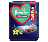 Pampers Night Pants rozmiar 6, 15+ pieluchy majteczki 19 sztuk