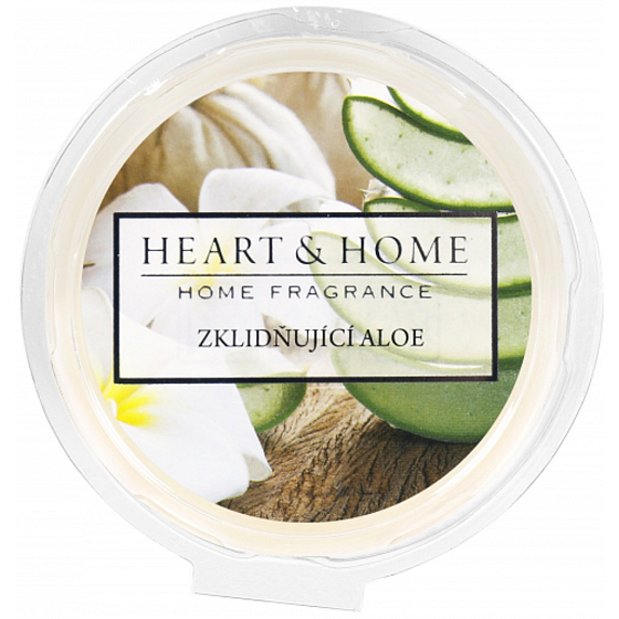 Heart & Home Zklidňující aloe sojový přírodní vonný vosk 26 g