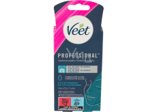 Veet Professional Obličej depilační voskové pásky pro citlivou pokožku 20 kusů