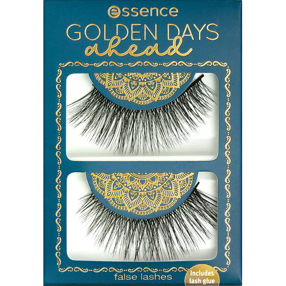 Essence Golden Days Ahead sztuczne rzęsy 01 Focus On The Gold! 1 para