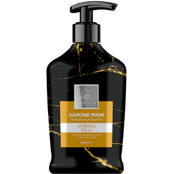 Lady Venezia Ambra & Fico - Ambra i figi płynne mydło 500 ml dozownik