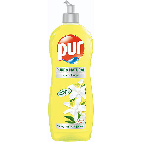 Pur Pure & Natural Lemon Flower prostředek na mytí nádobí 750 ml