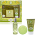 Jeanne en Provence Verveine Agrumes - Verbena a Citrusové plody parfémovaná voda pro ženy 60 ml + tuhé toaletní mýdlo 100 g + krém na ruce 75 ml, dárková sada