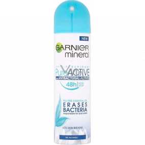 Garnier Mineral Pure Active Antibacterial 48h antiperspirant deodorant sprej pro ženy 150 ml Garnier Mineral Pure Active Antibacterial 48h antiperspirant deodorant sprej pro ženy 150 ml