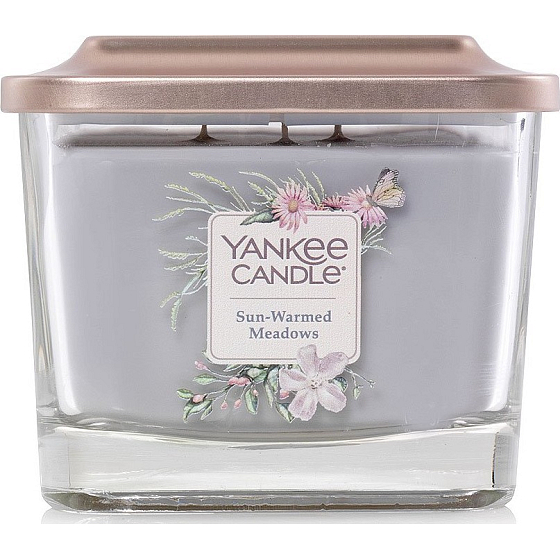Yankee Candle Sun Warmed Meadow - Louka prohřátá sluncem sojová vonná svíčka Elevation střední sklo 3 knoty 347 g
