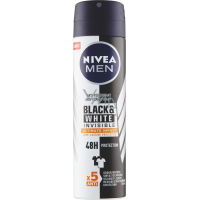 Nivea Men Black & White Invisible Ultimate Impact antyperspirant, 150 ml
