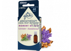 Glade Aromatherapy Cool Mist Diffuser Moment Of Zen Lavender + Sandalwood napełniacz esencjonalny olej 17,4 ml