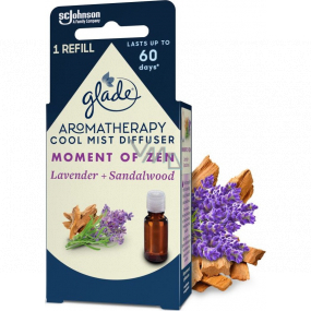 Glade Aromatherapy Cool Mist Diffuser Moment Of Zen Lavender + Sandalwood napełniacz esencjonalny olej 17,4 ml