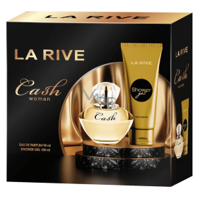 La Rive Cash Woman woda perfumowana 90 ml + żel pod prysznic 100 ml, zestaw prezentowy dla kobiet
