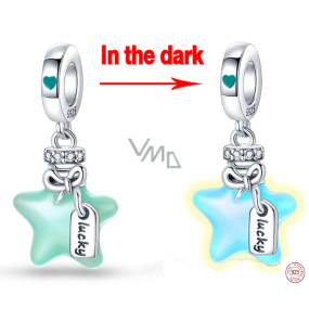 Charm Srebrny 925 Luminous - Gwieździsty Blask, 2w1 zawieszka na bransoletkę kosmiczną