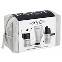 Payot Optimale Soin Hydratant Quotidien krem nawilżający żelowy 50 ml + Gel de Douche Intégral żel pod prysznic do ciała i włosów 200 ml + Roll-on anti-transpirant 24H dezodorant w kulce 75 ml + kosmetyczna torba, zestaw kosmetyczny dla mężczyzn 2023
