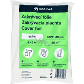 Spokar Hobby folia ochronna do malowania, 40 µ, 20 m², 4 × 5 m