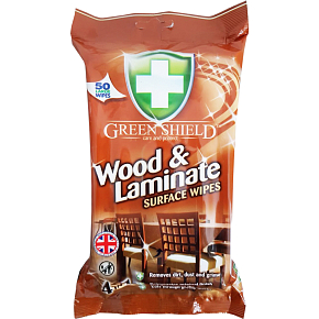 Green Shield mokre chusteczki do czyszczenia drewna i laminatów, 50 sztuk