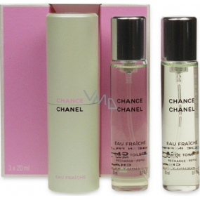 Chanel Chance Eau Fraiche woda toaletowa komplet dla kobiet 3 x 20 ml