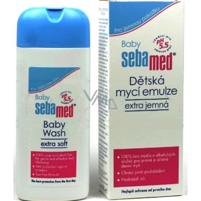 SebaMed Baby Extra jemná mycí emulze pro děti 200 ml SebaMed Baby Extra jemná mycí emulze pro děti 200 ml