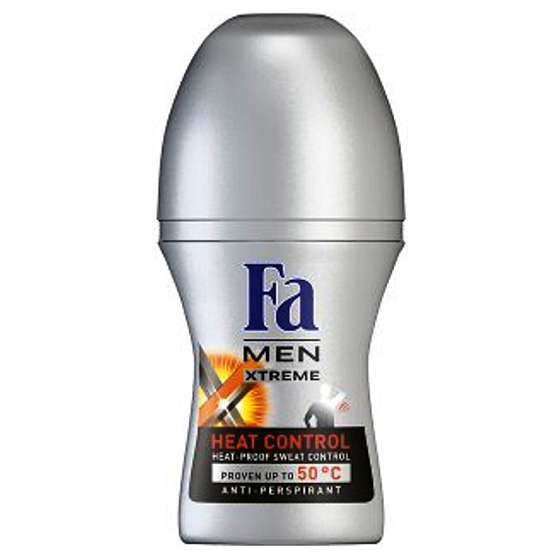 Fa Men Xtreme Heat Control kuličkový antiperspirant deodorant roll-on pro muže 50 ml