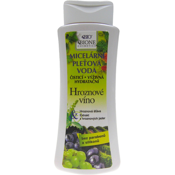 Bione Cosmetics Hroznové víno micelární pleťová voda 255 ml