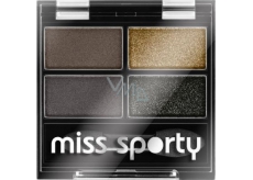 Miss Sporty Studio Colour Quattro cieni do oczu 414 100% Smokey 3,2 g