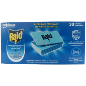 Raid Floral náhradní polštářky pro elektrický odpařovač proti létajícímu hmyzu 30 kusů