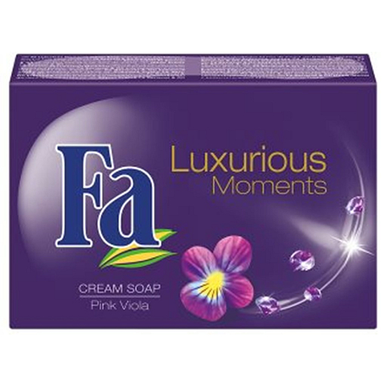 Fa Luxurious Moments Pink Viola toaletní mýdlo 90 g