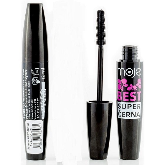 Moje Best Super černá řasenka 12 ml