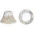 Yankee Candle Gold And Pearl Crackle stínítko a talíř velký na střední a velké vonné svíčky Classic 10 x 15 cm (stínítko), 12 x 12 cm (talíř)