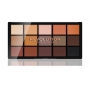 Makeup Revolution Re-Loaded paletka očních stínů Basic Mattes 15 x 1,1 g