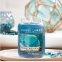 Yankee Candle Luscious Turquoise Glass - Tyrkysové sklo vonná svíčka Classic velká sklo 623 g