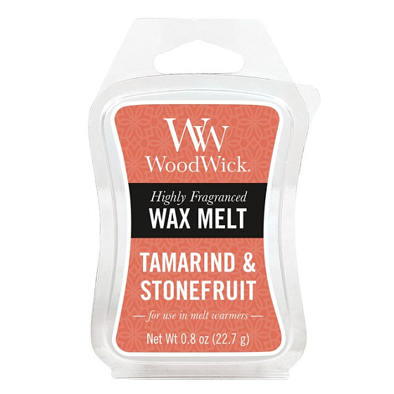 WoodWick Tamarind & Stonefruit - Tamarind a peckovice Artisan vonný vosk do aromalampy 22,7 g