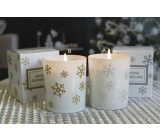 Lima Aroma Snowflake Wanilia i cynamon świeca złota, czas palenia 50 godzin 175 g