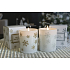 Lima Aroma Snowflake Wanilia i cynamon świeca złota, czas palenia 50 godzin 175 g