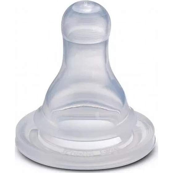Baby Farlin Dudlík silikonový kulatý na čaj G-1-1 0-6 měsíců 1 kus