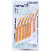 Atlantic UltraPik szczoteczki międzyzębowe 0.6 mm Pomarańczowe zakrzywione 6 sztuk