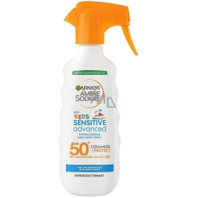 Garnier Ambre Solaire Kids Sensitive Advanced SPF50+ krem do opalania w sprayu dla dzieci 270 ml