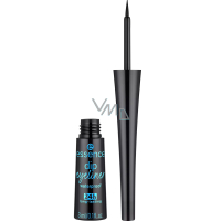 Essence Dip Eyeliner wodoodporne płynne eyelinery 01 Black 3 ml