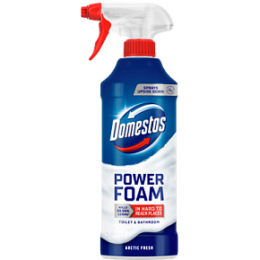 Domestos piankowy środek czyszczący do toalet i łazienek Power Foam Arctic Fresh, 435 ml