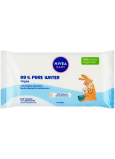 Nivea Baby Pure Water 99% čistilowanych chusteczek 57 sztuk