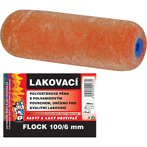 BARVY A LAKY HOSTIVAŘ Moltopren Flock wałek malarski do uchwytu 6 mm, 100 mm, 2x zaokrąglony