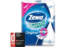 Zewa Wisch & Weg Original 2vrstvé papírové utěrky, 2 × 45 útržků