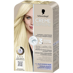 Schwarzkopf Creme Supreme farba do włosów L1++ Ekstremalny rozjaśniacz plus 60 ml